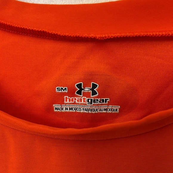 Under Armour Men’s T-shirt Orangish-red Size Small - Picture 3 of 6